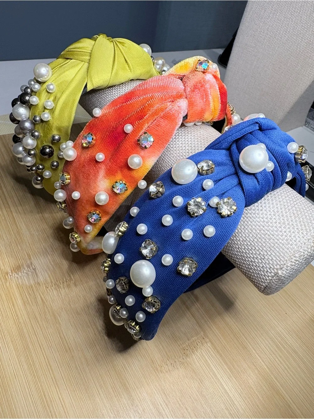 Your choice of ONE bejeweled hairband